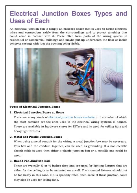 electrical box type|electrical boxes types and uses.